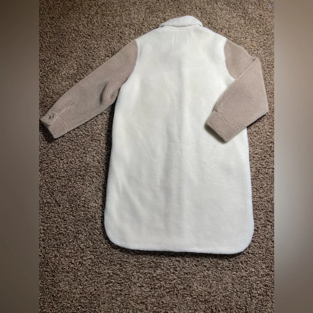Rebecca Minkoff Plush Long Shirt Jacket - Picture 10 of 12